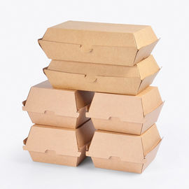 2 Burger εγγράφου της Kraft μεγεθών κιβώτιο, Burger take-$l*away πάχος 250gsm κιβωτίων προμηθευτής