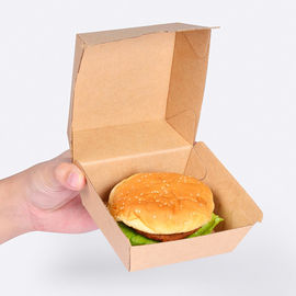 2 Burger εγγράφου της Kraft μεγεθών κιβώτιο, Burger take-$l*away πάχος 250gsm κιβωτίων προμηθευτής