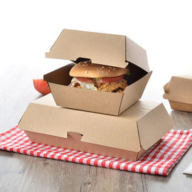 2 Burger εγγράφου της Kraft μεγεθών κιβώτιο, Burger take-$l*away πάχος 250gsm κιβωτίων προμηθευτής