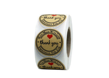 Good price Πάχος 2mm κολλώδης διάμετρος ετικετών καφετιού εγγράφου 1,18 ίντσες για το γάμο/την επέτειο σε απευθείας σύνδεση