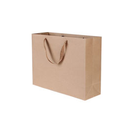 Good price Πρακτικές τσάντες αγορών εγγράφου της Kraft, καφετιές τσάντες εγγράφου της Kraft για οποιαδήποτε εορταστική περίπτωση σε απευθείας σύνδεση